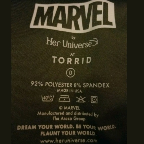 Torrid Her Universe Black Widow Cosplay Dress RARE - Picture 4 of 4